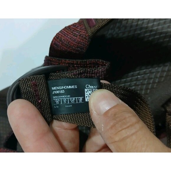 Chaco Cloud Z Sport Sandals Size 10 Burgundy Water Active Hike Buckle - Picture 11 of 11